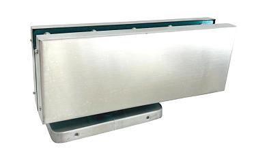 Фитинг нижний со встроенным доводчиком для стеклянной двери до 80 кг, шлифованный t185-2 SSS   купить в Красноярске