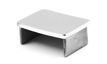 Заглушка для профильной трубы 40х60 мм, полированная, хром (AISI 304) k543 купить в Красноярске