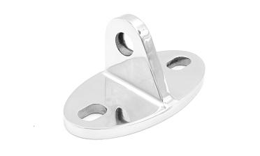 Крепление ванты(тяги) козырька к стене (AISI304), литое, полированное k658 купить в Красноярске
