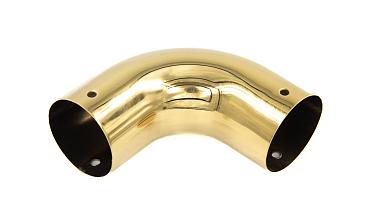 Отвод 90° для круглого пластикового поручня, золото k259-88 купить в Красноярске
