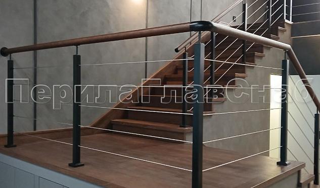 Перила на тросах в Красноярске. Готовые проекты ПерилаГлавСнаб