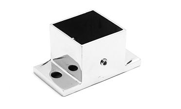 Фланец для трубы 40х40, укороченный, полированный, литой AISI 304 k553 купить в Красноярске