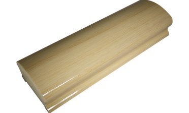 Пластиковый поручень фигурный текстурный, цвет беленый дуб, длина 4м k899-3  купить в Красноярске