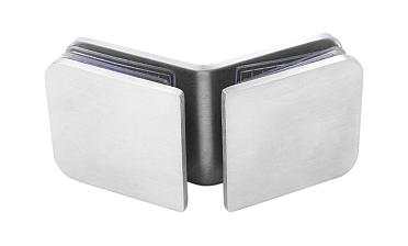 Коннектор для душевой кабины стекло-стекло 135° 45х45 мм шлифованный t726-2 SSS  купить в Красноярске