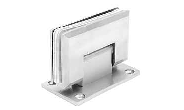 Петля для душевой кабины стена-стекло 90° 90х55 мм AISI 304, шлифованная  t301 SSS купить в Красноярске