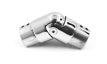 Соединитель поручня с пазом регулируемый, d=42,4 мм, полированный, AISI304 k195 купить в Красноярске