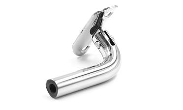 Держатель поручня выносной на стойку, с регулируемым ложементом под трубу Ø38.1 мм, резьба внутренняя М8, полированный, (AISI 304) k261  купить в Красноярске