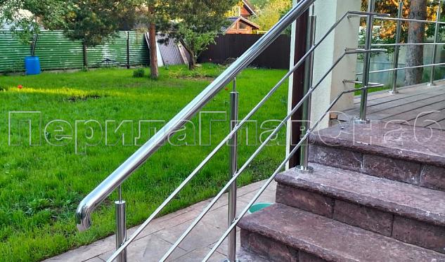 Перила с тремя ригелями в Красноярске. Готовые проекты ПерилаГлавСнаб