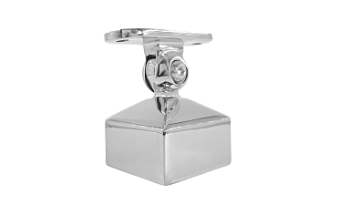 Наконечник 40х40 мм внешний полированный, с ложе под ПЛОСКОСТЬ, литой, регулируемый, облегченный, AISI 304, k239-5-NEW купить в Красноярске