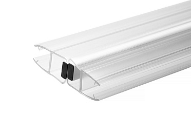 Комплект уплотнителей для стекла в душевую кабину (2 шт.), стекло-стекло 8 мм, с магнитом 180°, 2200 мм t209 купить в Красноярске