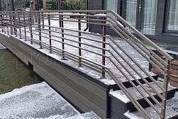 Ограждение входных групп в Красноярске. Готовые проекты ПерилаГлавСнаб - фото 12