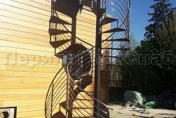 Ограждения маршевых лестниц и площадок в Красноярске. Готовые проекты ПерилаГлавСнаб - фото 6