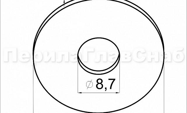 Прокладка для стекла, Ø28x8 мм k505 2