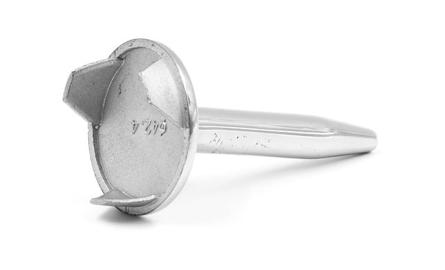 Наконечник палец (солдатик) 70 мм на трубу Ø42.4х1.5 мм, без ложемента, удлиненный, литой, полированный, нержавеющий (AISI 304) k048-3 3