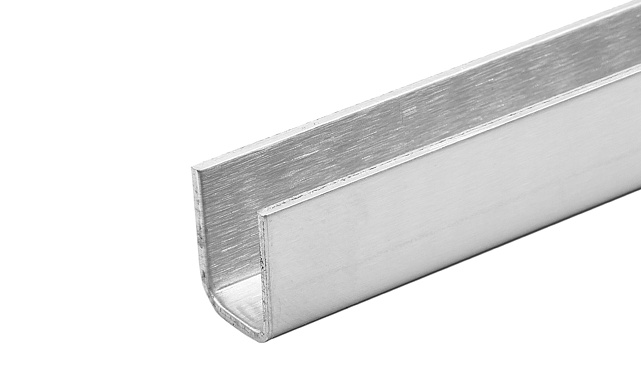 Профиль П-образный, L=2000 мм, t=1.5 мм, для стекла 10 мм, шлиф. (AISI 304) Ф-1147 4 Профиль П-образный, L=2000 мм, t=1.5 мм, для стекла 10 мм, шлиф. (AISI 304) Ф-1147 4