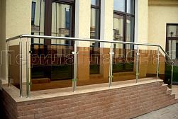 Ограждение входных групп в Красноярске. Готовые проекты ПерилаГлавСнаб - фото 2