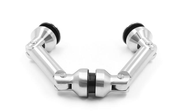 Крепление на три стекла 10-12 мм, штанга 82 мм, без зенковки tt204-82A SSS 5