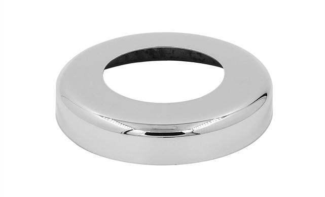 Стеклодержатель напольный Ø50х190 мм, литой, круглый, нержавеющая сталь AISI 304, полированная k276-3 6