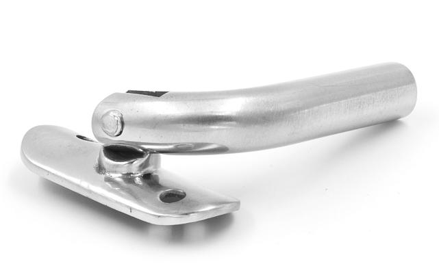 Держатель поручня выносной на стойку, с регул. ложементом под Ø38.1 мм, резьба внутр. М8, шлифованный, (aisi 304) k261-2 4