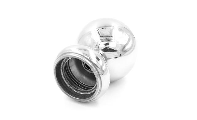 Наконечник шар на стойку Ø50.8 мм, штампованный, полированный, 400 Grit, AISI 201 k075-2 4