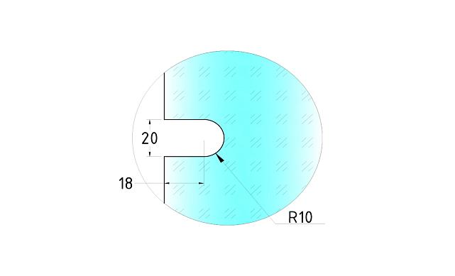Коннектор для душевой  стена-стекло 45х45 мм, 90°, с двумя отверстиями, цинк, полированный t731 PZn 5