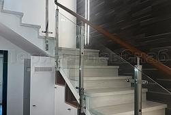 Перила на второй этаж в Красноярске. Готовые проекты ПерилаГлавСнаб - фото 7