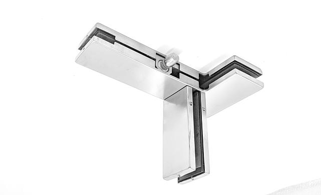 Фитинг угловой с осью и ребром жесткости, шлифованный t141L SSS 13