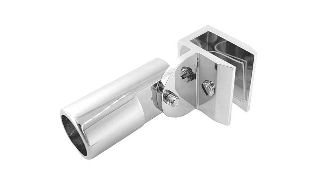 Крепежный элемент глухой шарнирный для трубы 19 мм, полированный t911 PSS 4