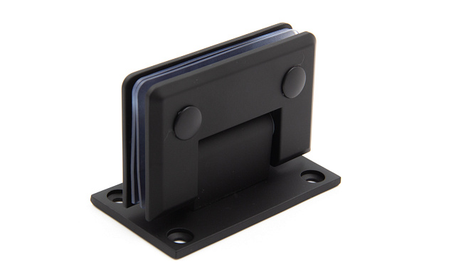 Петля для душевой кабины стена-стекло 90°, 90*55, цинк, черн. t301 BZn 8 Петля для душевой кабины стена-стекло 90°, 90*55, цинк, черн. t301 BZn 8