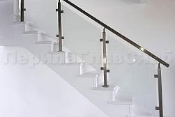 Перила на второй этаж в Красноярске. Готовые проекты ПерилаГлавСнаб - фото 1