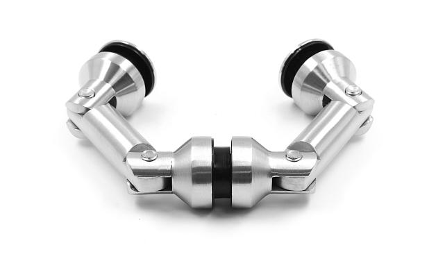 Крепление на три стекла, штанга 60 мм, без зенковки tt204-60A SSS 4