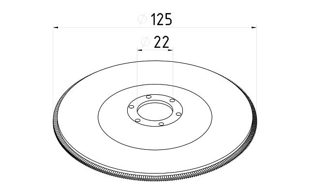 Шлифовальный диск "лепесток Р-120" P-1003 2