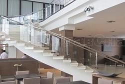 Ограждения для лестниц в Красноярске. Готовые проекты ПерилаГлавСнаб - фото 2