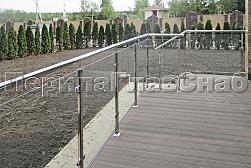 Перила и ограждения для террас в Красноярске. Готовые проекты ПерилаГлавСнаб - фото 20