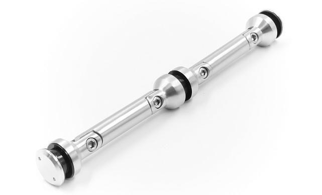 Крепление на три стекла 10-12 мм, штанга 82 мм, без зенковки tt204-82A SSS 10