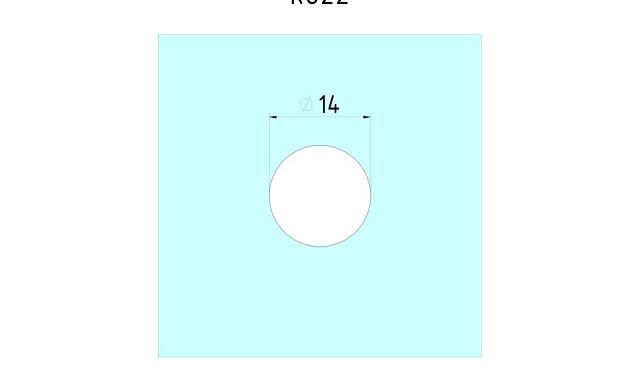 Крепление стекла к тяге, шлифованное AISI 304 k622 4