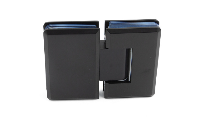 Петля для душевой кабины стекло-стекло 180°, 90*55, цинк, черн. t303 BZn 6 Петля для душевой кабины стекло-стекло 180°, 90*55, цинк, черн. t303 BZn 6