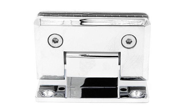 Петля для душевой кабины стена-стекло 90° 90х55 мм цинк, полированная t301 PZn 6 Петля для душевой кабины стена-стекло 90° 90х55 мм цинк, полированная t301 PZn 6