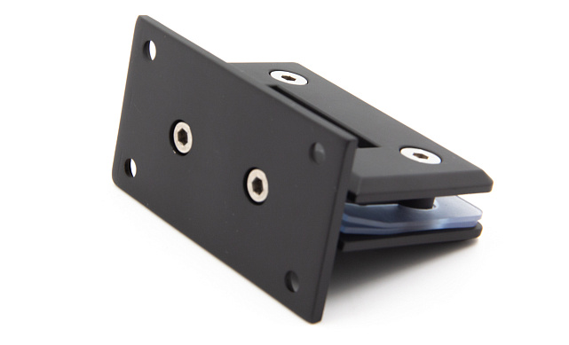 Петля для душевой кабины стена-стекло 90°, 90*55, цинк, черн. t301 BZn 7 Петля для душевой кабины стена-стекло 90°, 90*55, цинк, черн. t301 BZn 7