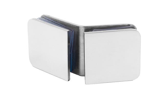 Коннектор для душевой кабины стекло-стекло 135° 45х45 мм латунь-хром t726 PC 4