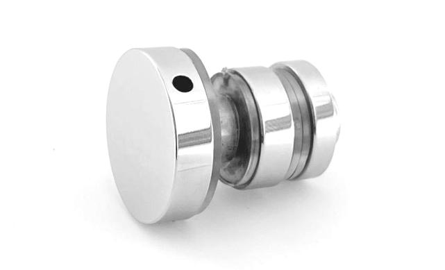 Крепление трека 30х10 к стеклу, AISI 304 полированная t449 PSS 5