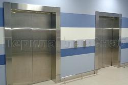 Облицовка лифтовых порталов из нержавеющей стали в Красноярске. Готовые проекты ПерилаГлавСнаб - фото 1