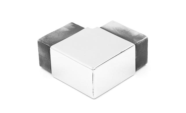 Отвод для поручня с пазом 40х60 мм, полированный (AISI 304) k542 8