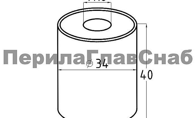 Одноанкерная закладная для трубы Ø38.1х1.5 мм, М16, нерж. k228 2