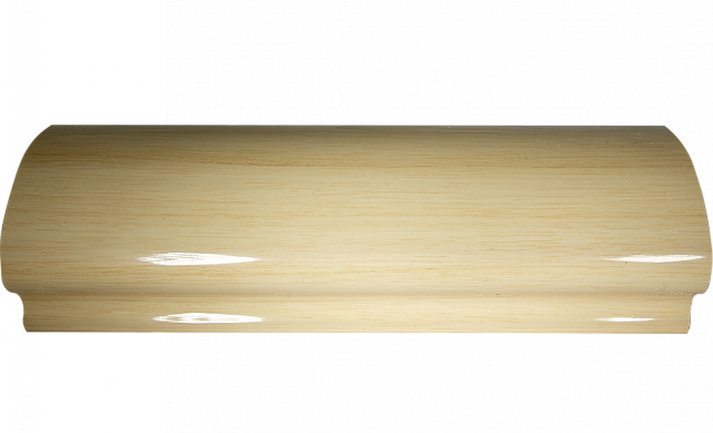 Пластиковый поручень фигурный текстурный, цвет беленый дуб, длина 4м k899-3  3