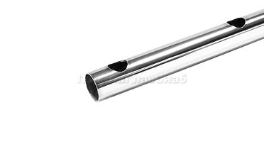 Труба AISI 304 25х1х6000, с перфорацией под  Ø12, 90°, GRIT 600 837-2 купить в Красноярске