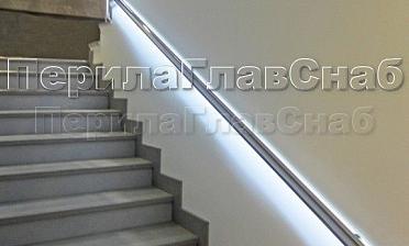 Пристенный поручень с LED подсветкой купить в Красноярске