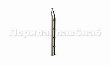 Стойка эксклюзивная с 4 ригеледержателями, крепление в пол, регулируемый ложемент (AISI 304) k787 купить в Красноярске